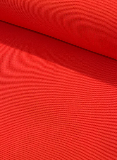 A la Ville soft red - viscose ribbed knit