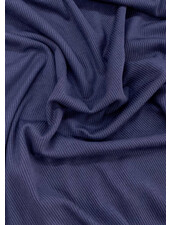 A la Ville navy viscose ribbed knit