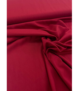 red - woven bamboo - recycled, very supple fabric and does not wrinkle