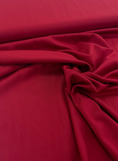 rood -  geweven bamboe - gerecycleerde, heel soepelvallende stof en geen kreuk