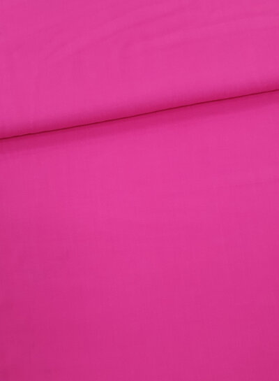 fuchsia - mooie effen geweven viscose