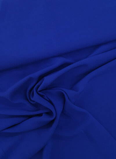 M. dark cobalt blue - beautiful plain woven viscose