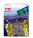 Gele glaskopspeldjes - 43 mm lengte 0,60mm diameter (20 g)