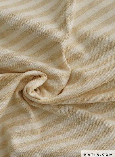 Katia fabrics cotton knit organic - big stripes