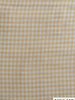 Katia fabrics mousseline organic - ecru / brown - Vichy