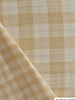 Katia fabrics mousseline organic - ecru / brown - big squares