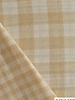 Katia fabrics muslin organic - ecru / brown - big squares