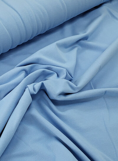 effen tricot - hemelsblauw