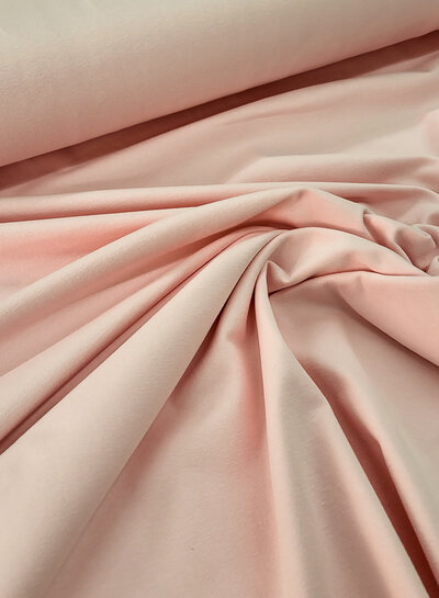 effen tricot - heel licht roze