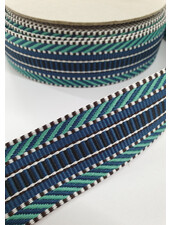 M. trendy bag strap 38 mm - navy and green