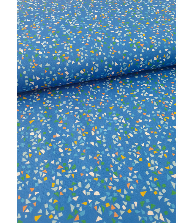 Whoopsie Daisy scattered garden blauw - katoentje