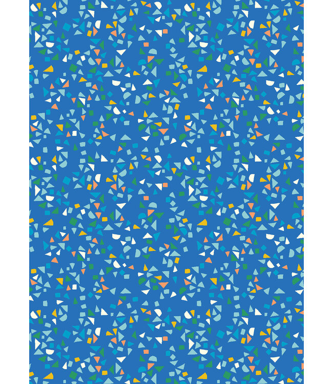 Whoopsie Daisy scattered garden blauw - katoentje