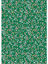 Whoopsie Daisy scattered garden green - cotton