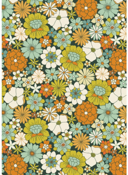 RJR Fabrics Retro blast - earth - cotton