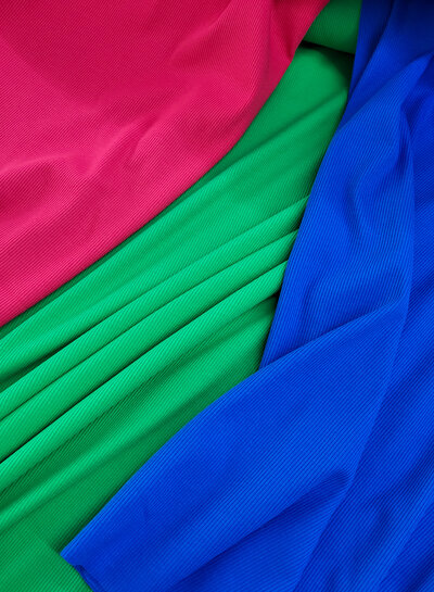 kobaltblauw ribtricot