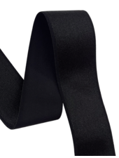 black shiny - waist elastic 40 mm