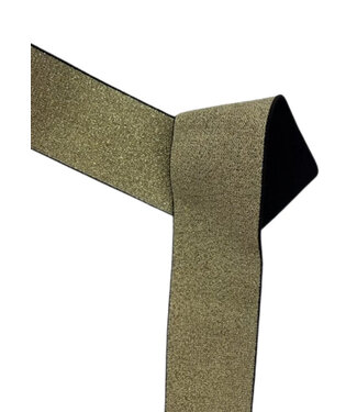 waist elastic gold 40mm