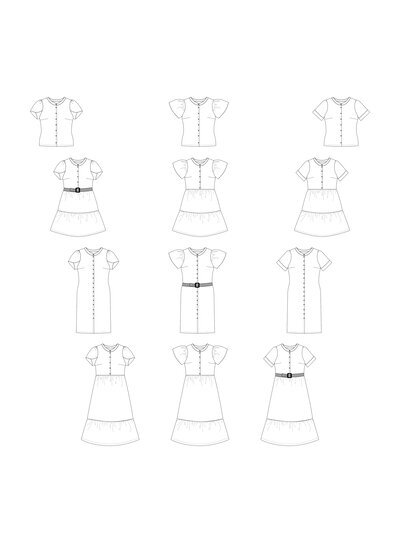 Bel'Etoile Zada dress and blouse - adults and teens