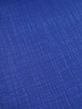 M. cobalt blue linen cotton mix double gauze / plain tetra