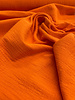 M. Hermes orange linen cotton mix double gauze / plain tetra