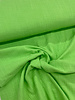 M. lime green linen cotton mix double gauze / plain tetra