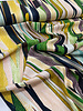 M. groen tinten abstracte print - poplin viscose