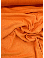 Madeline orange sponge - stretch terry cloth