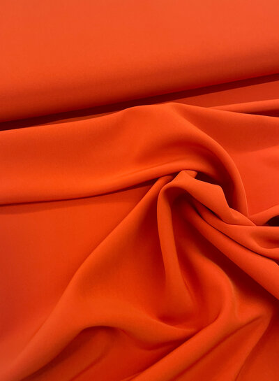 M. Hermès orange - classy draped trouser fabric