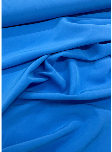 M. Klein blue - classy draped trouser fabric