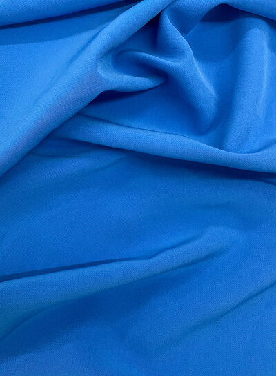 M. Klein blue - classy draped trouser fabric