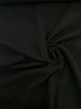 black - linen cotton mix double gauze / plain tetra