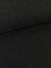 black - linen cotton mix double gauze / plain tetra