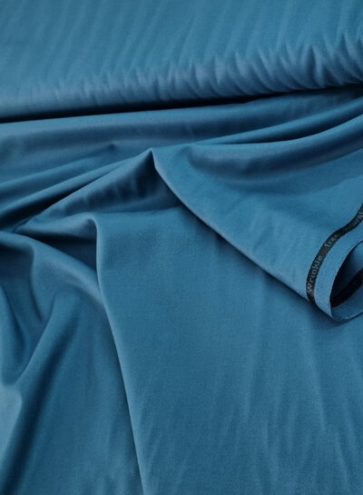 petrol - woven bamboo - recycled, very supple fabric and does not wrinkle