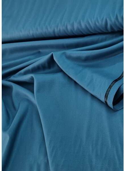 petrol - woven bamboo - recycled, very supple fabric and does not wrinkle