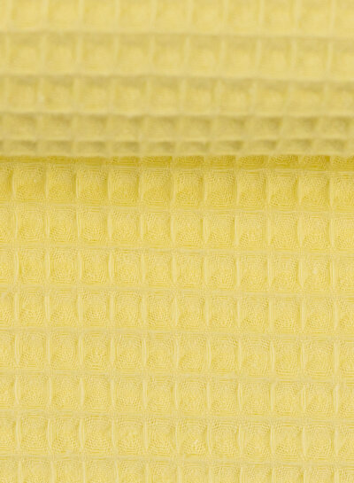 M. chartreuse yellow waffle cotton