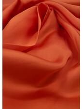 Hermès oranje - rayon viscose satijn