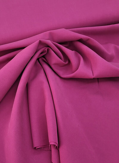 Madeline fuchsia - lyocell cotton blend - beautiful twill binding