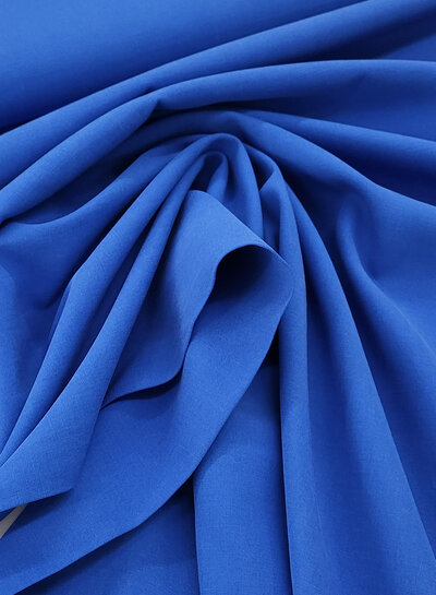 M. cobalt blue - lyocell cotton blend - beautiful twill binding