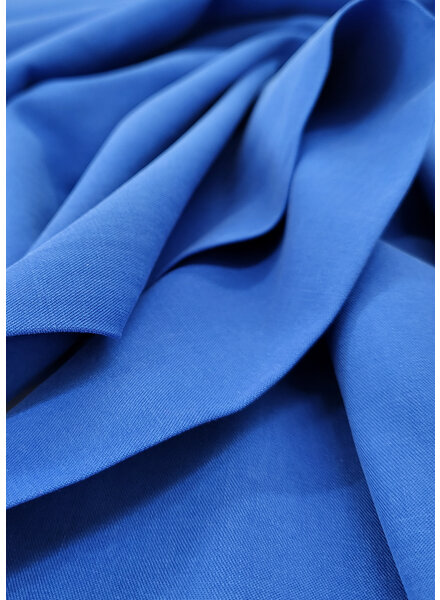 M. cobalt blue - lyocell cotton blend - beautiful twill binding