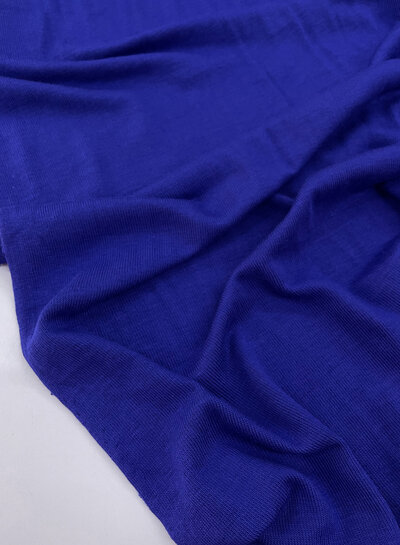 deadstock cobalt - knitted viscose