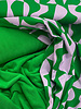 M. green lilac abstract print - poplin cotton