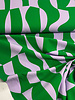 M. green lilac abstract print - poplin cotton