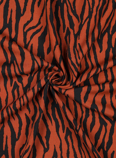 roest zebra - viscose