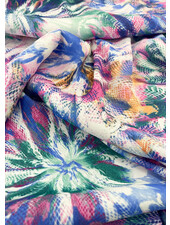 M. graphic colorful print - viscose satin