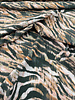 M. khaki zebra - cupro cotton blend