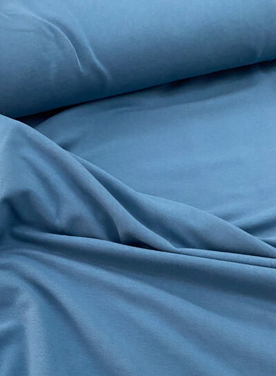 denim blue - soft sweater - GOTS