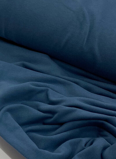 denimblauw - soft sweater - GOTS