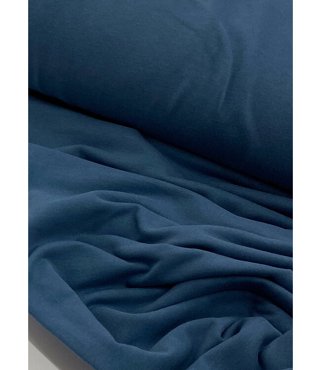 denimblauw - soft sweater - GOTS