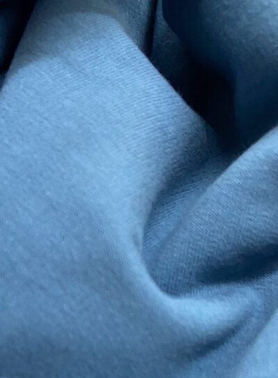 M. denim blue - soft sweater - GOTS