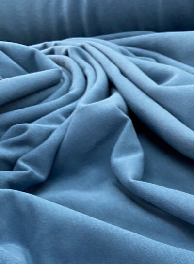 M. denim blue - soft sweater - GOTS